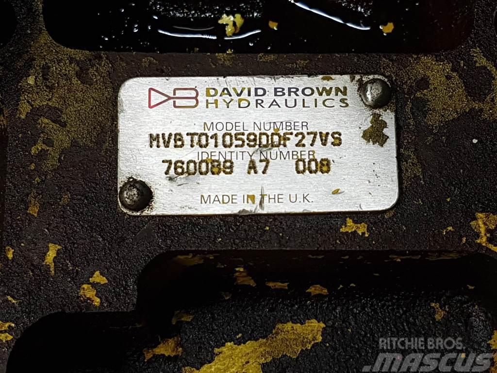 David Brown MVBT01059 - Komatsu WA270-3 - Valve Hüdraulika