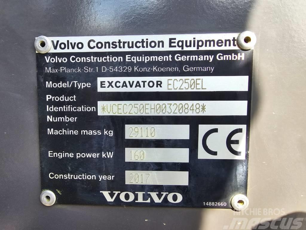 Volvo EC250EL Roomikekskavaatorid