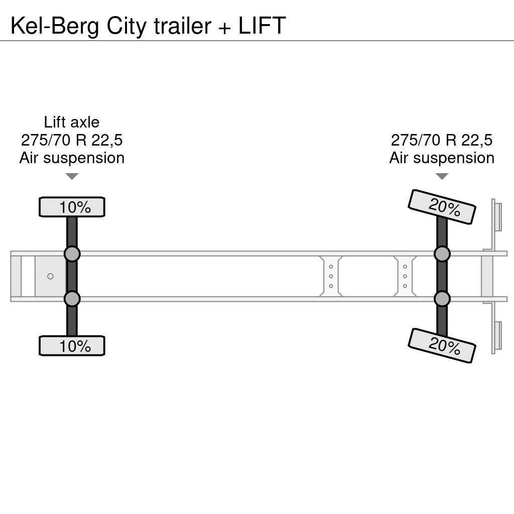 Kel-Berg City trailer + LIFT Tentpoolhaagised