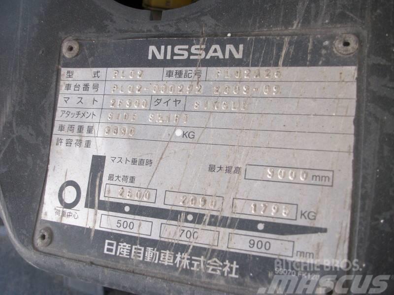Nissan PL02A25 Gaasitõstukid