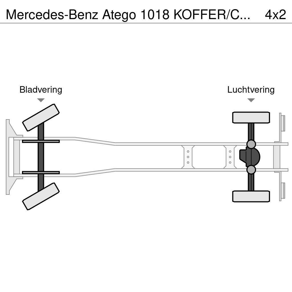 Mercedes-Benz Atego 1018 KOFFER/CAISSE + D'HOLLANDIA 1500 KG Furgoonautod
