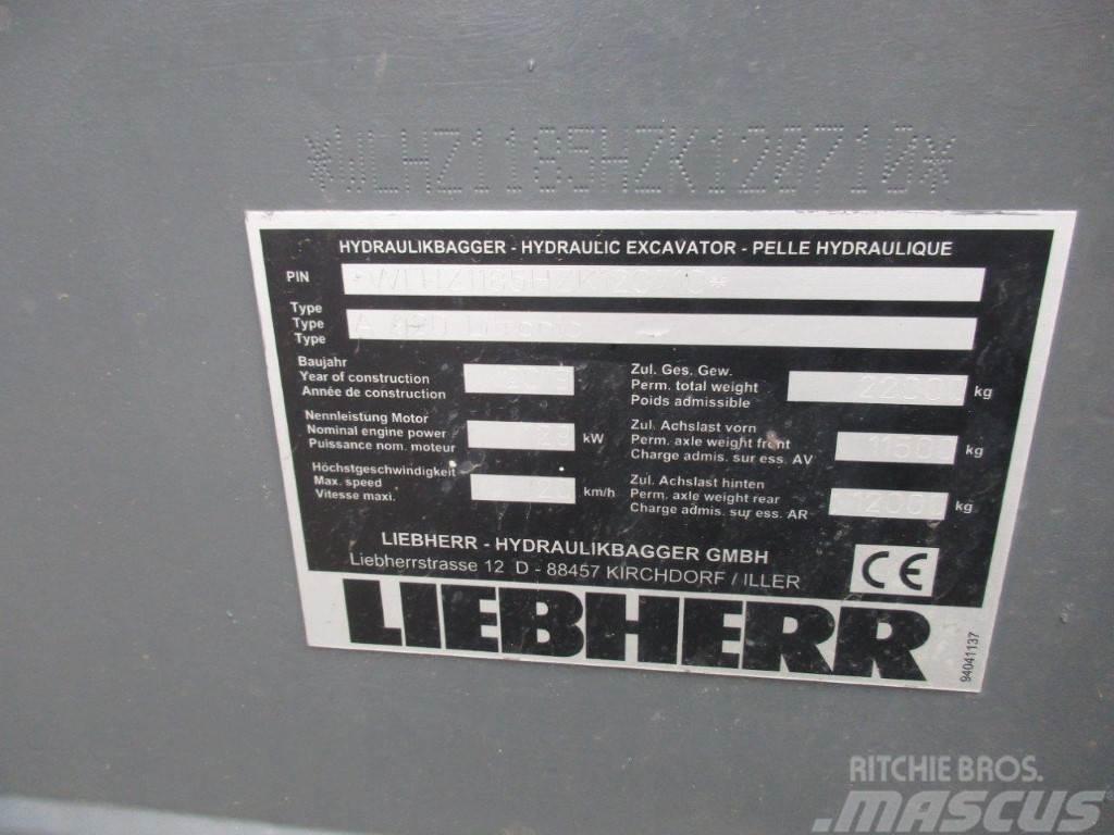 Liebherr A 920 Litronic Ratasekskavaatorid