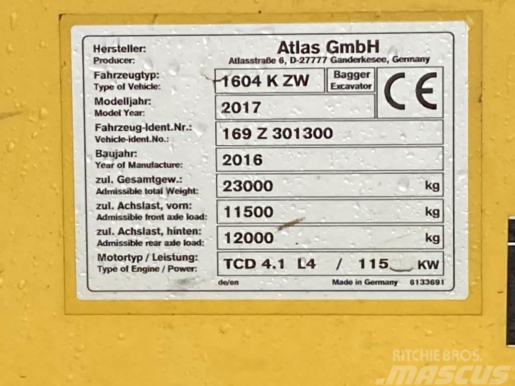 Atlas AB1604K Ratasekskavaatorid