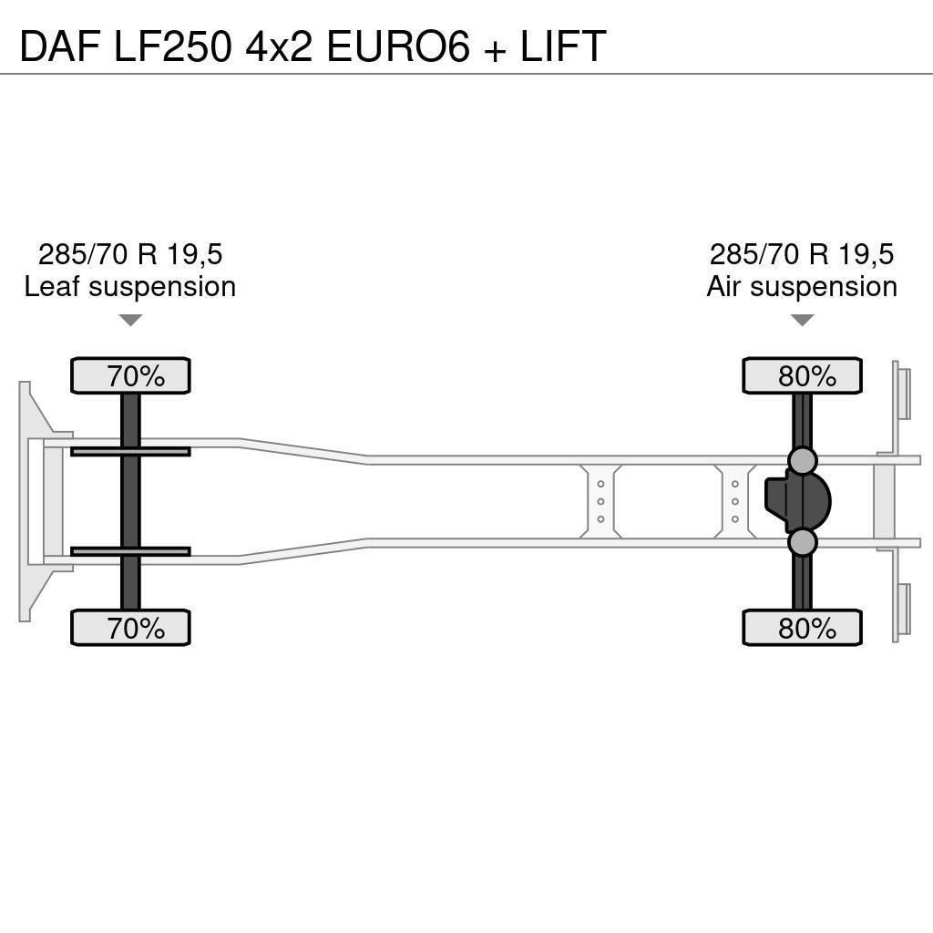 DAF LF250 4x2 EURO6 + LIFT Furgoonautod