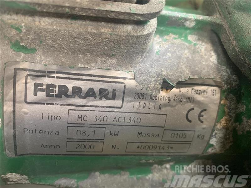 Ferrari 340 benzin med 1 meter kost Kompakttraktorid