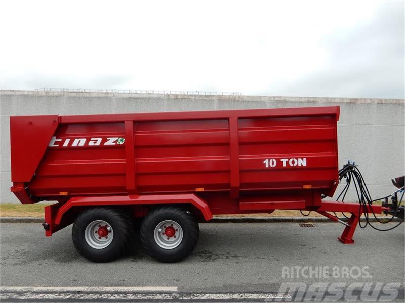 Tinaz 10 tons bagtipvogn med hydr. bagklap Kallurhaagised
