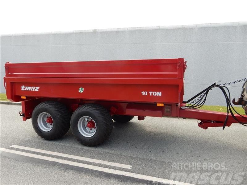 Tinaz 10 tons dumpervogn med slidsker Muu kommunaaltehnika