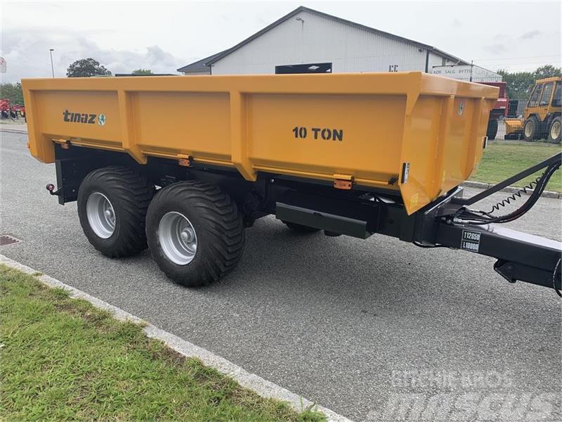 Tinaz 10 tons dumpervogn med hydr. bagklap - 60 cm sider Muu kommunaaltehnika