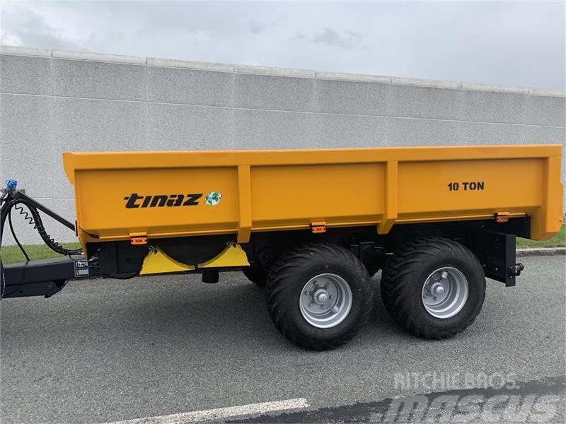 Tinaz 10 tons dumpervogn med hydr. bagklap - 60 cm sider Muu kommunaaltehnika