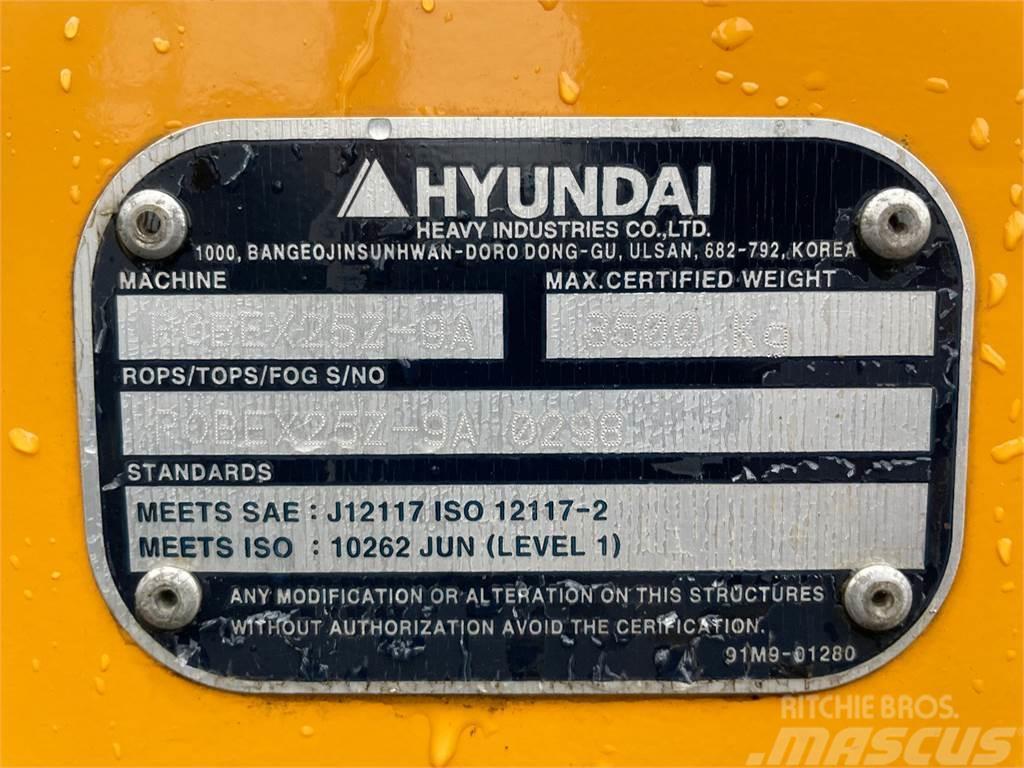 Hyundai 25z-9ak - 2.700 kg. minigraver / 350 Timer / Står  Miniekskavaatorid < 7 t