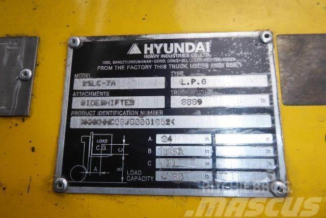 Hyundai 25LC-7A Kahveltõstukid - muud