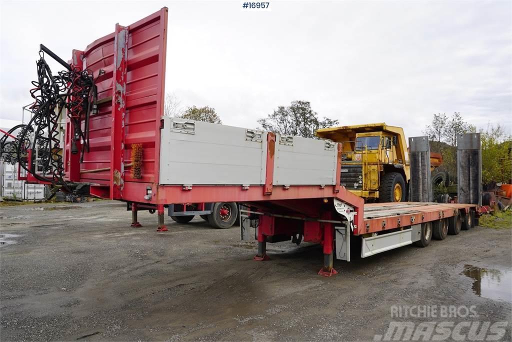 Damm 4 axle machine trailer with ramps and manual widen Muud haagised