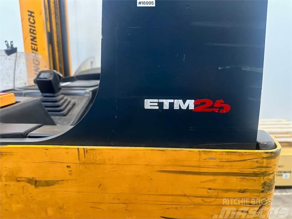 Jungheinrich ETM25 Truck. Rep object. Kahveltõstukid - muud