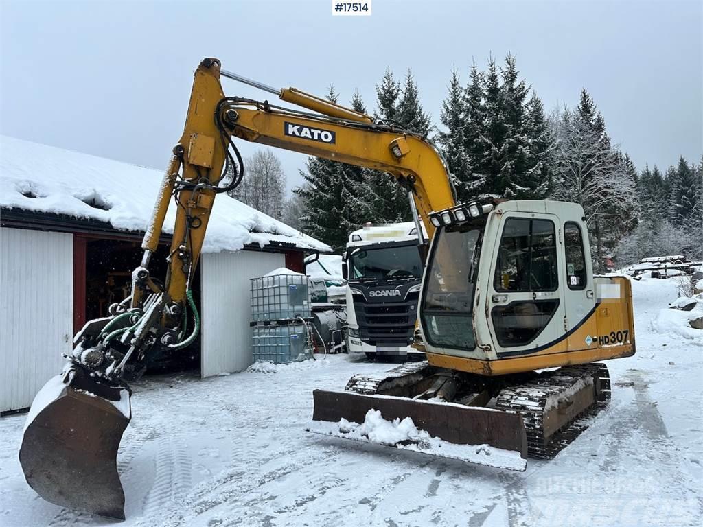 Kato HD-307 Tracked excavator w/ Rototilt and 2 buckets Roomikekskavaatorid