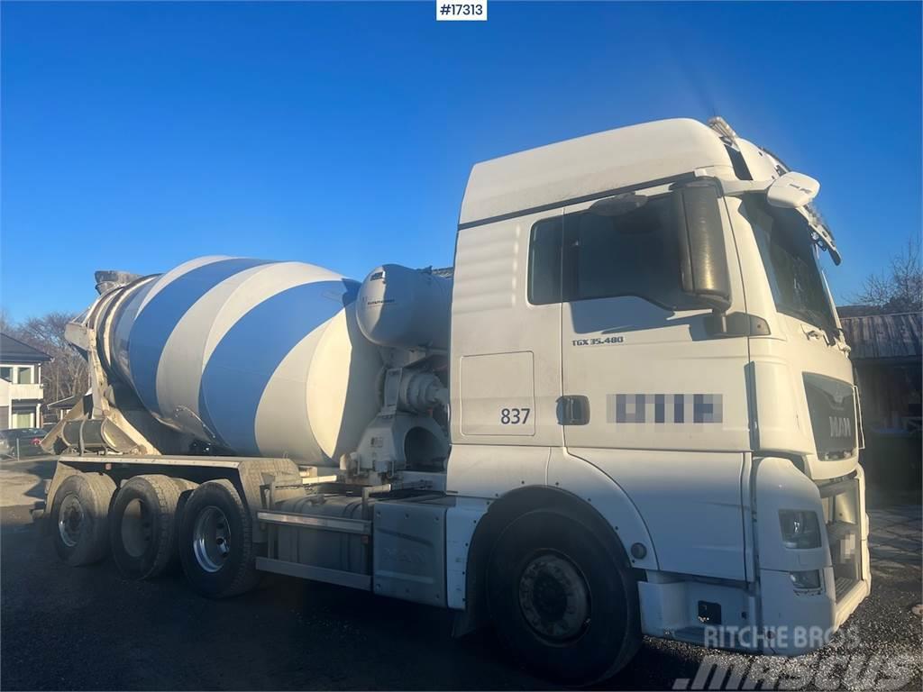 MAN TGX 35.480 8x4 Concrete truck w/ Putzmeister super Betooniveokid