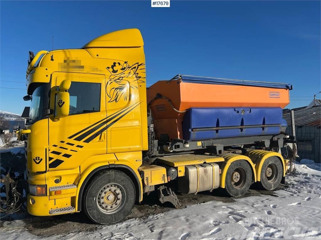 Scania R620 6x4 snow rigged combi truck Sadulveokid