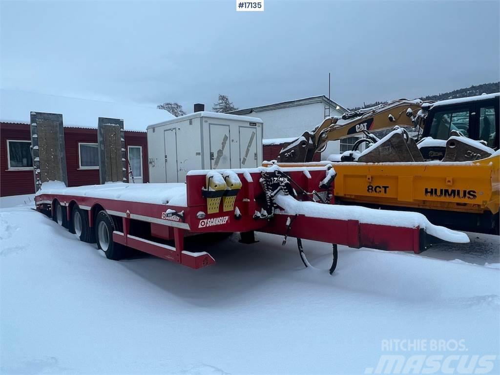  Scanslep machine trailer w/ hydraulic driving brid Muud haagised