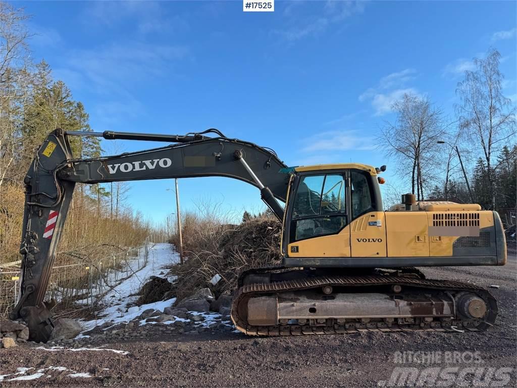 Volvo EC240CL Tracked excavator w/ bucket WATCH VIDEO Roomikekskavaatorid