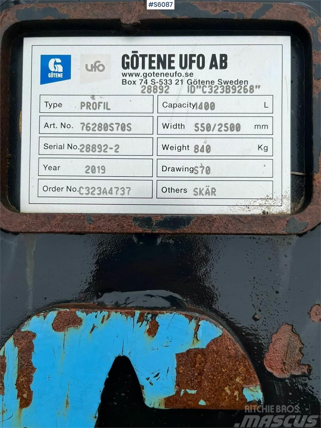 Götene UFO S70 Profile bucket Kopad