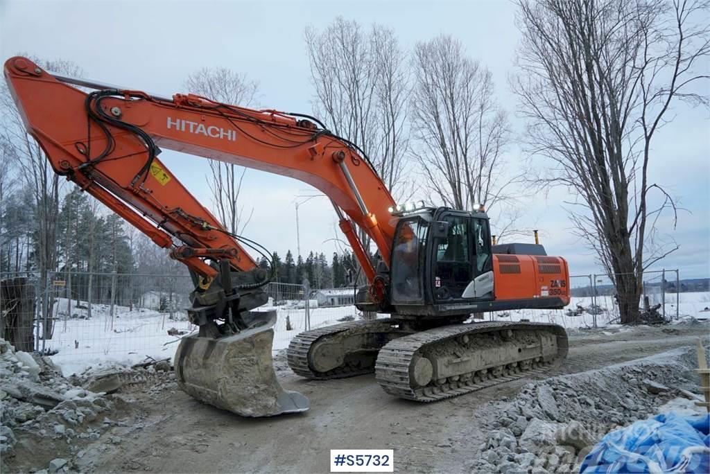 Hitachi ZX350LC 5B EXCAVATOR WITH DIGGING SYSTEM, SEE VIDE Roomikekskavaatorid