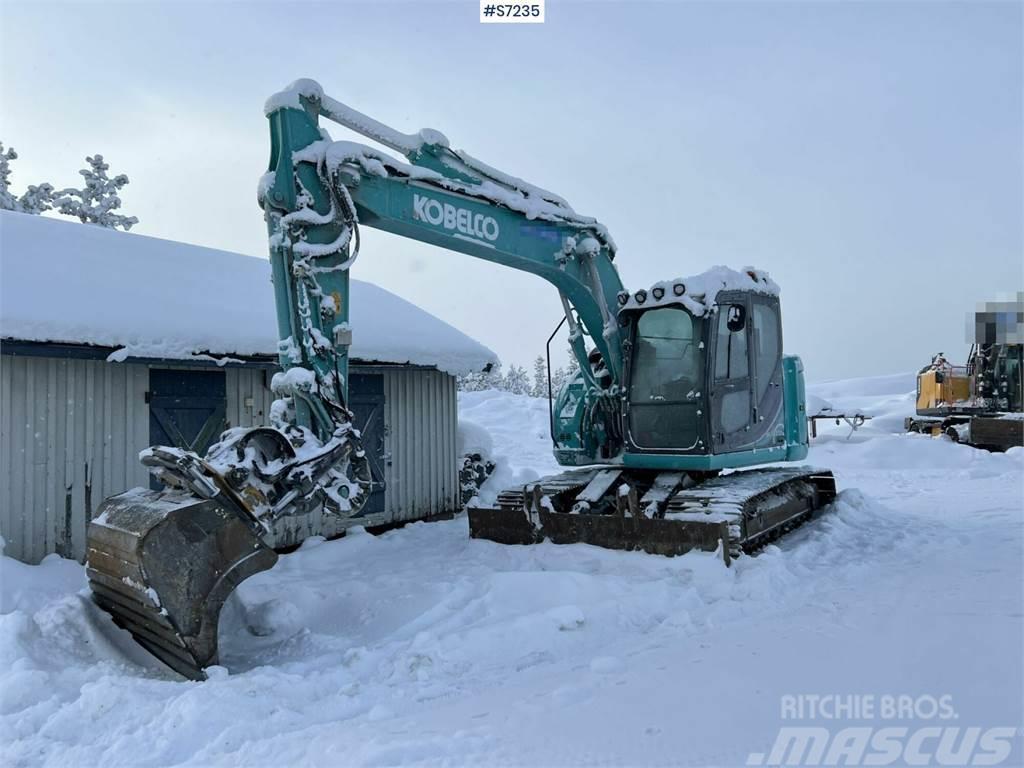 Kobelco SK140 SRLC-5 Excavator with Engcon rototilt Roomikekskavaatorid