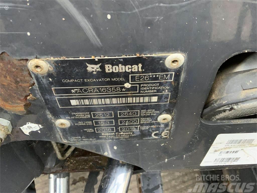 Bobcat E26 Miniekskavaatorid < 7 t