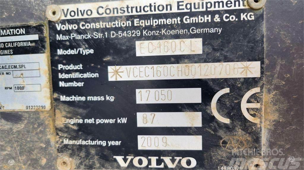Volvo EC 160 CL + ROTOTILT + 3 BUCKE Roomikekskavaatorid