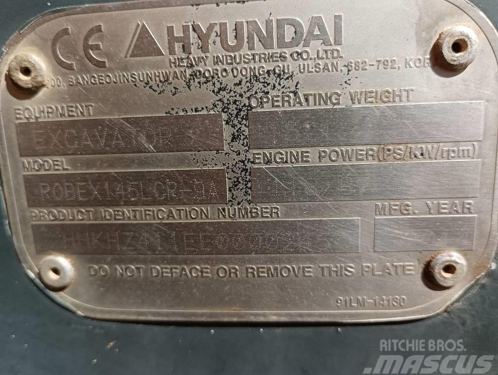 Hyundai R 145 Roomikekskavaatorid
