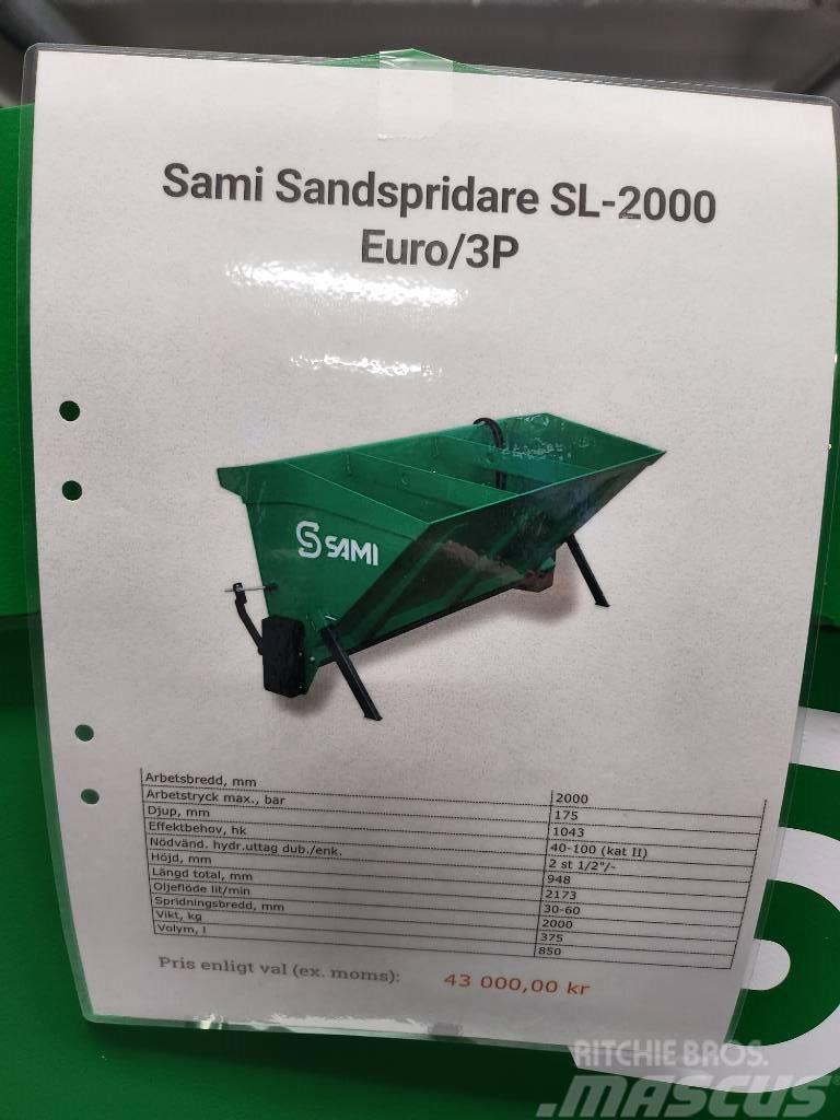 Sami Sandspridare SL 2000 euro / 3p  sms trima DEMO Liivapuisturid ja soolapuisturid