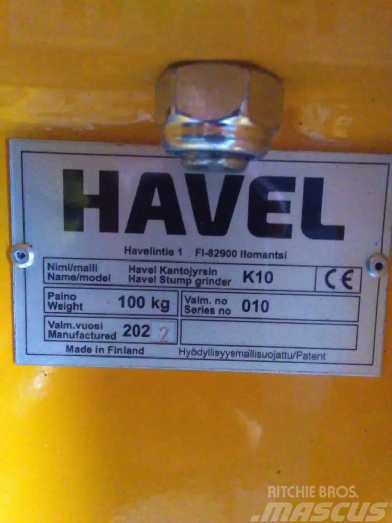  Havel K10 kantojyrsin 1,5-10 t koneisiin Höövlid