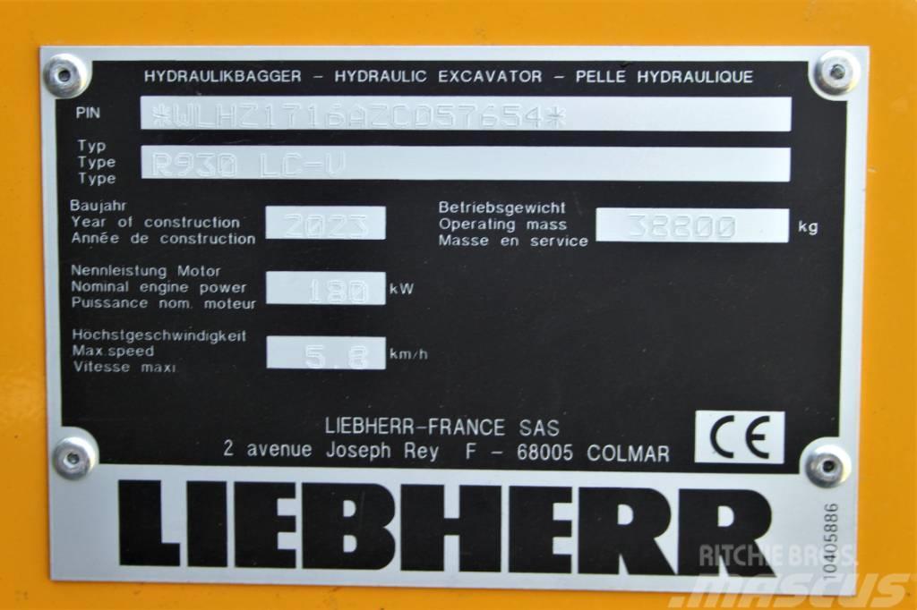 Liebherr R 930 LC-V Roomikekskavaatorid