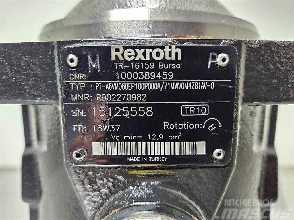 Wacker Neuson 1000389459-Rexroth A6VM060EP-Drive pump/Fahrpumpe Hüdraulika