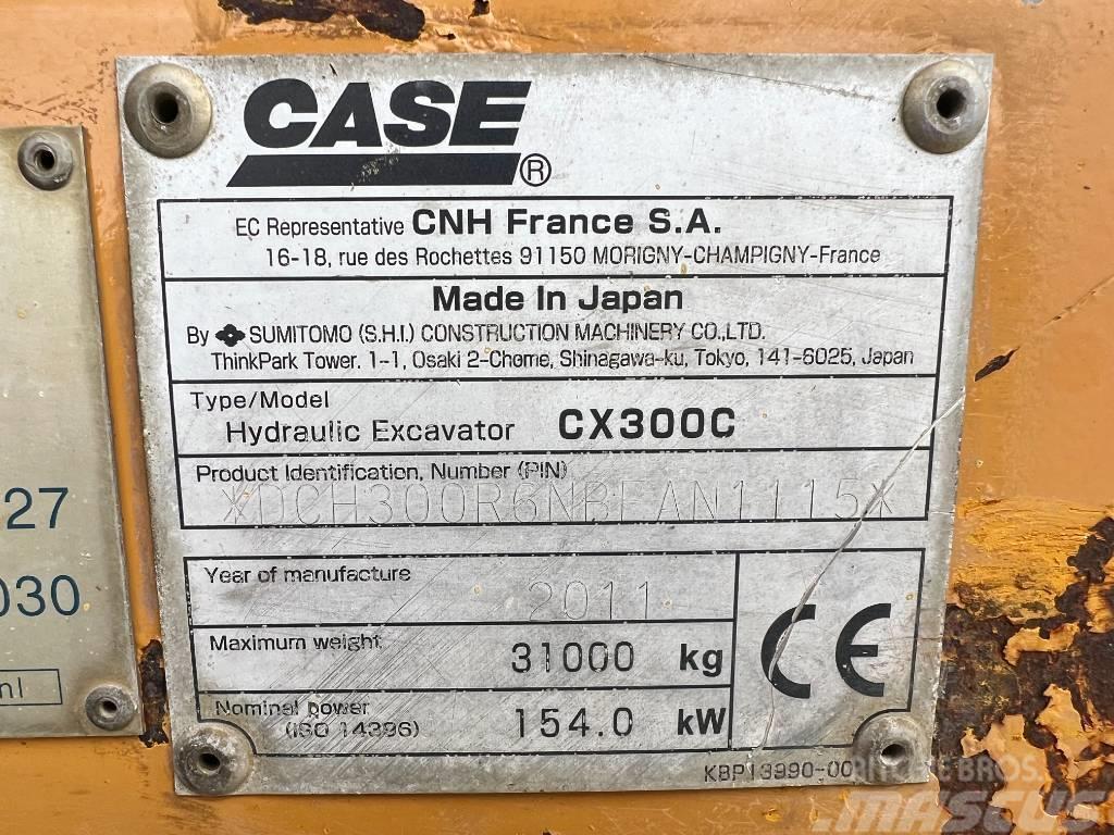 CASE CX300C - Dutch Machine / CE + EPA Materjalikäitlusmasinad
