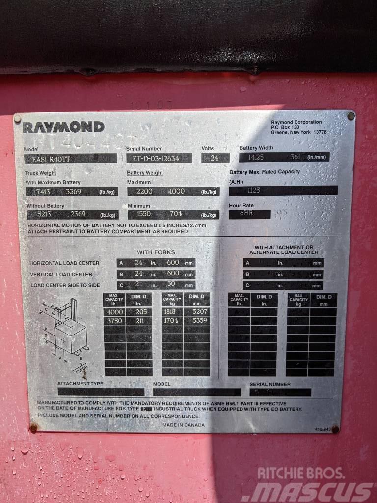 Raymond R40TT Elektritõstukid