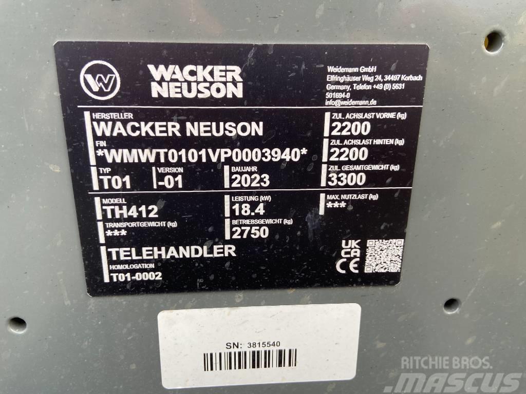 Wacker Neuson TH412 Teleskooplaadurid