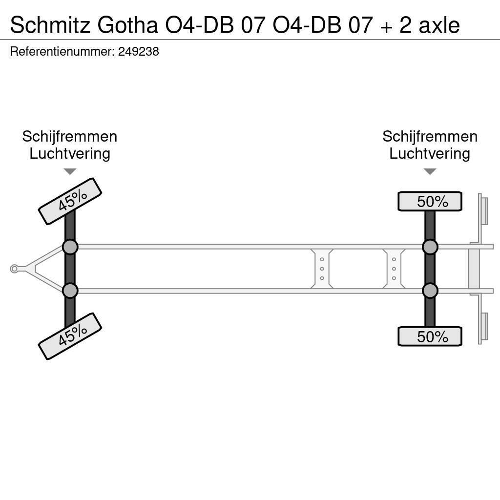 Schmitz Cargobull Gotha O4-DB 07 O4-DB 07 + 2 axle Tenthaagised