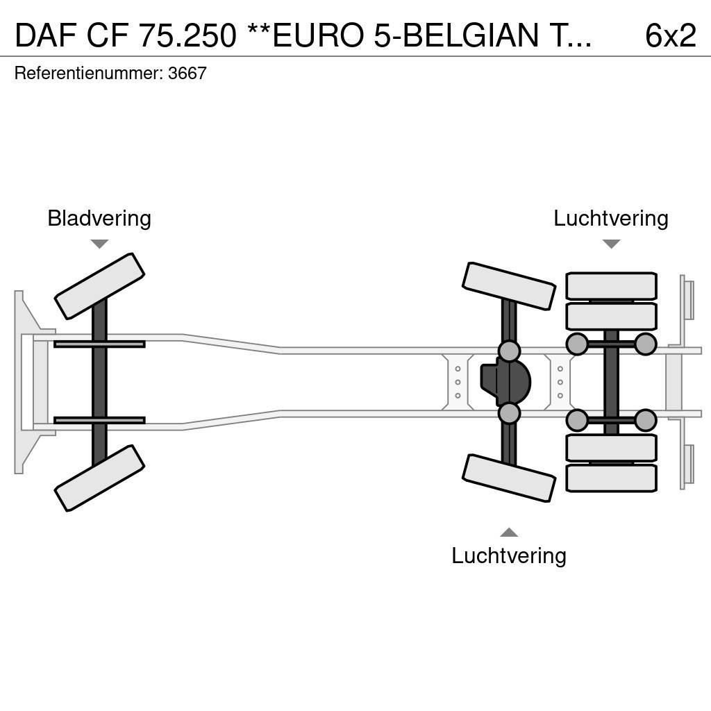 DAF CF 75.250 **EURO 5-BELGIAN TRUCK-REFUSE TRUCK** Prügiautod