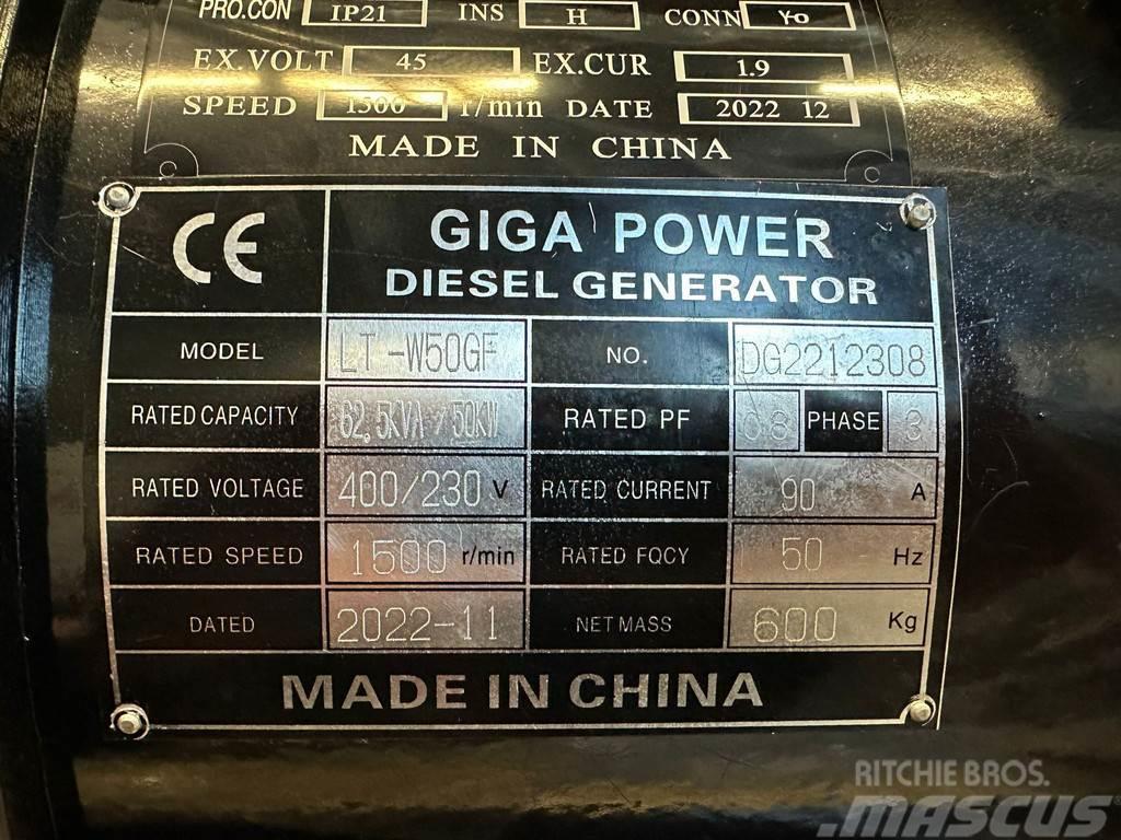  Giga power LT-W50GF 62.5KVA open set Muud generaatorid