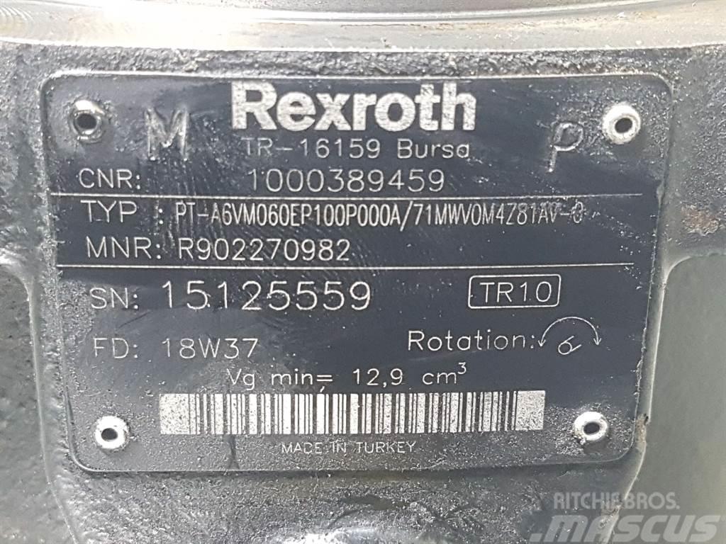 Wacker Neuson 1000389459-Rexroth A6VM060EP100-Drive motor Hüdraulika