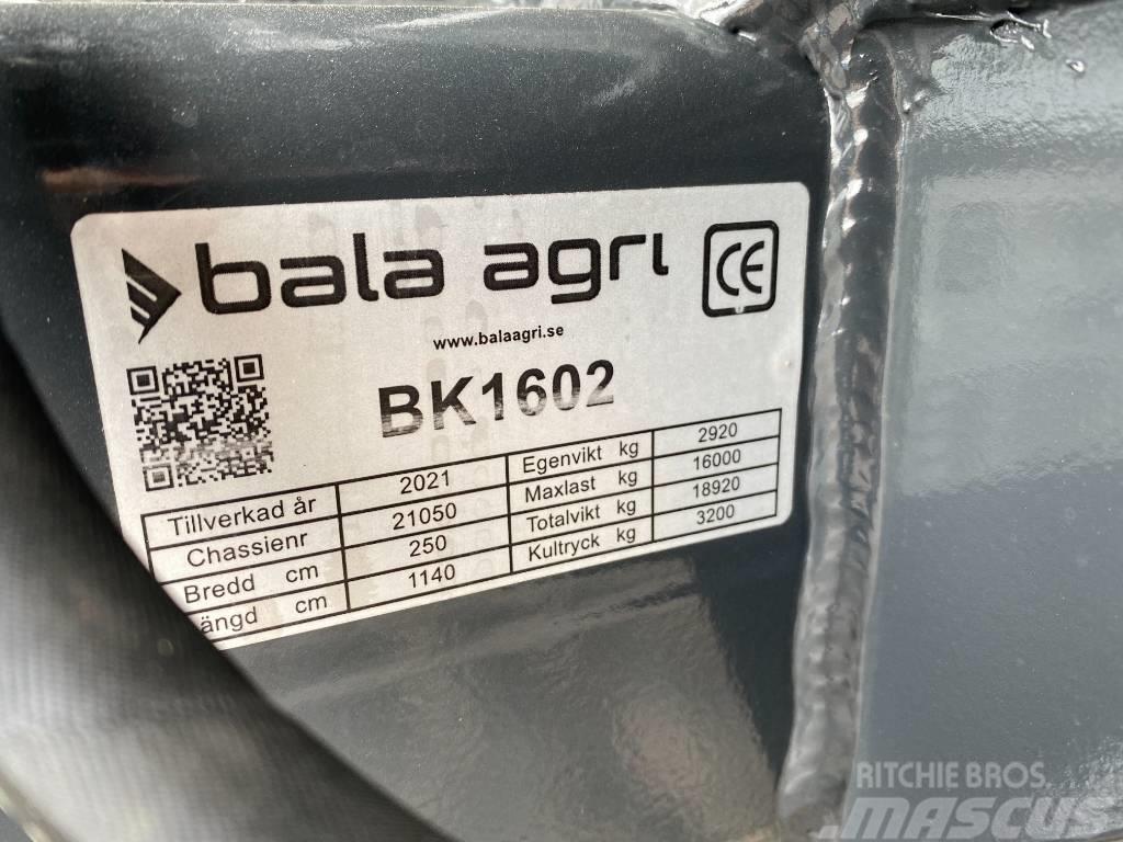 Bala Agri BK1602 Palliveohaagised
