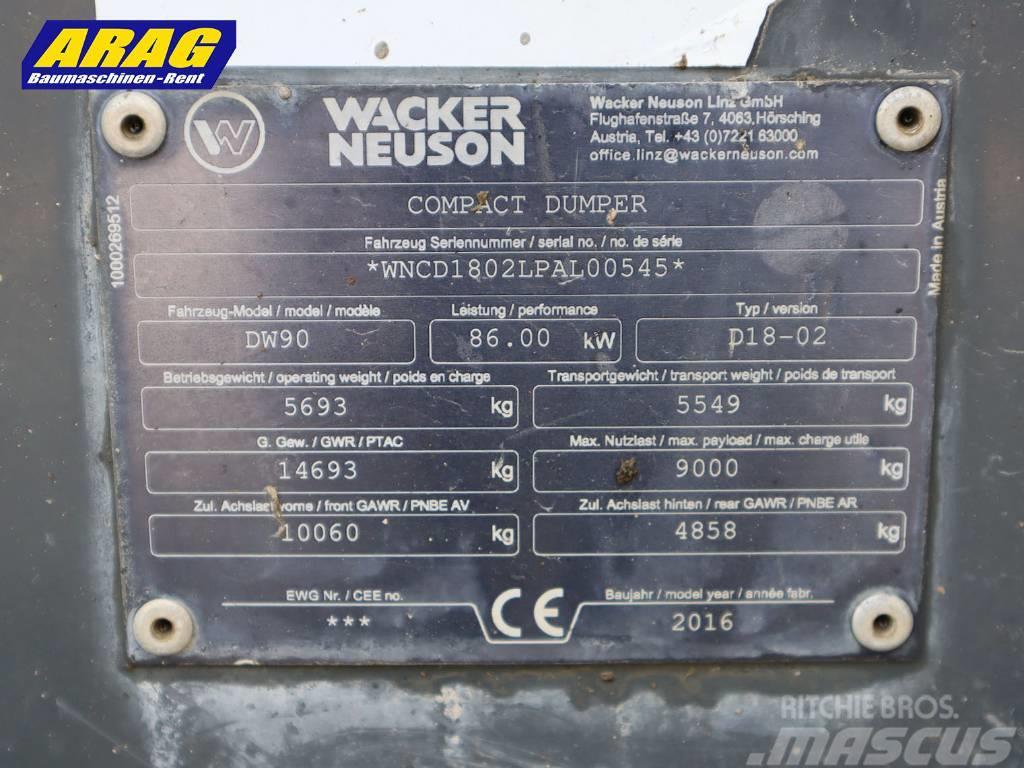 Wacker Neuson DW 90 Liigendraamiga pinnaseveokid