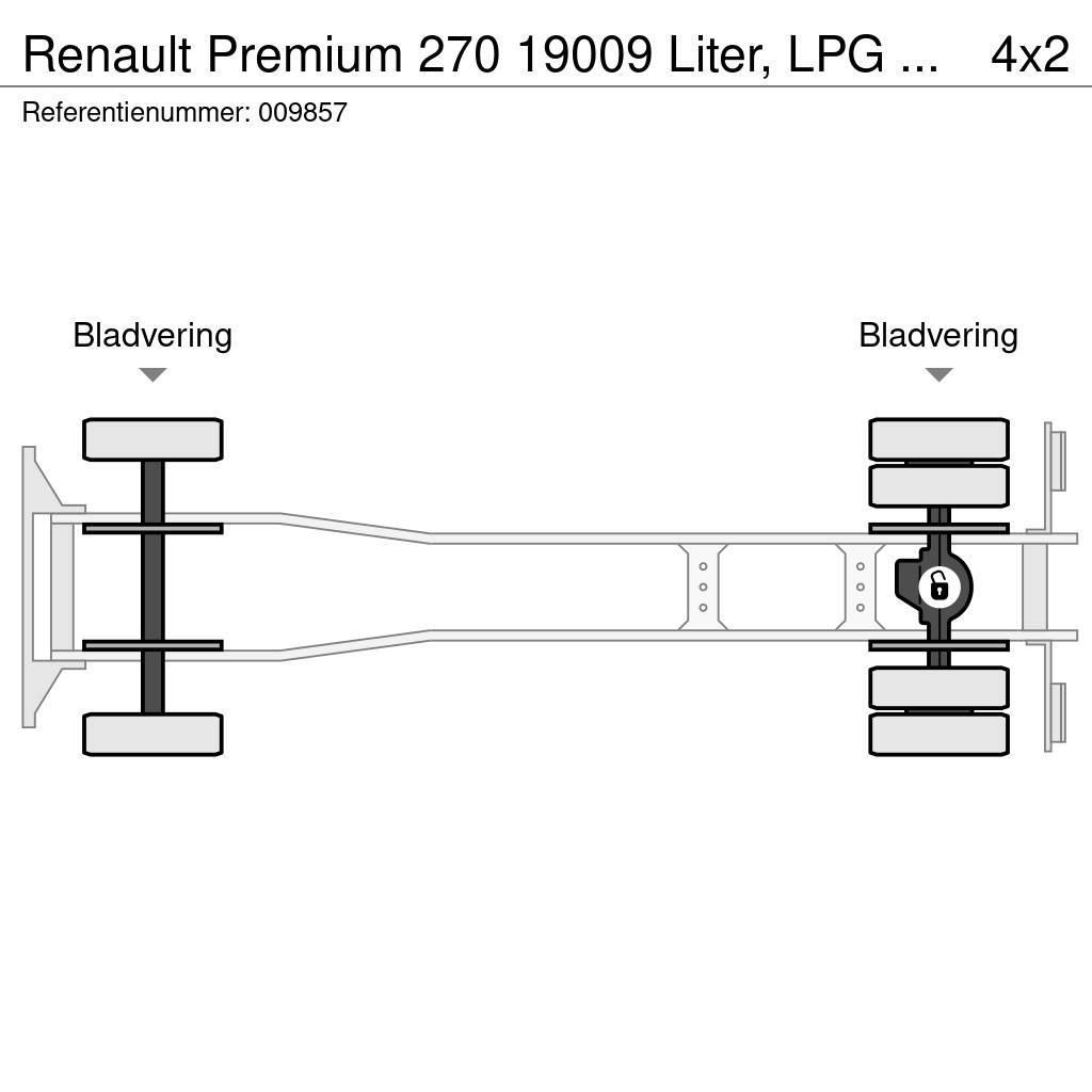 Renault Premium 270 19009 Liter, LPG GPL, Gastank, Steel s Tsisternveokid