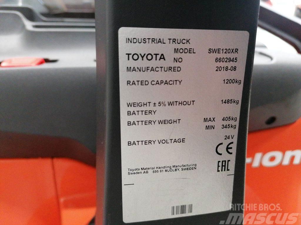 Toyota SWE120XR Li-ion Järelkäidavad virnastajad