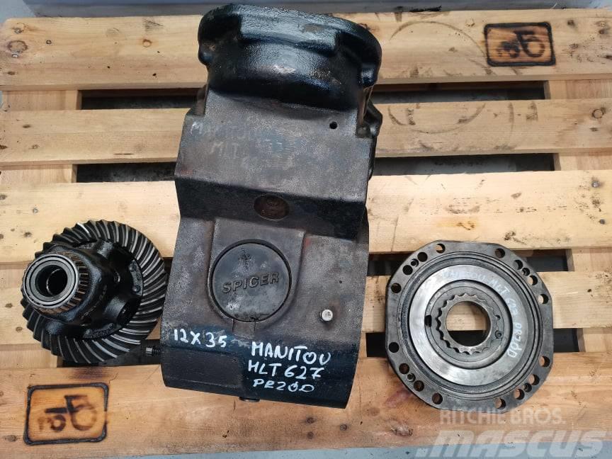 Manitou MLT 627 {Spicer 12X35} differential Sillad
