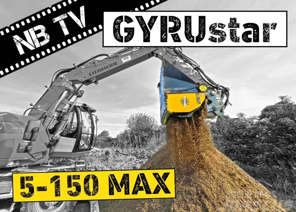 Gyru-Star  5-150MAX | Siebschaufel Radlader, Bagger Kopad