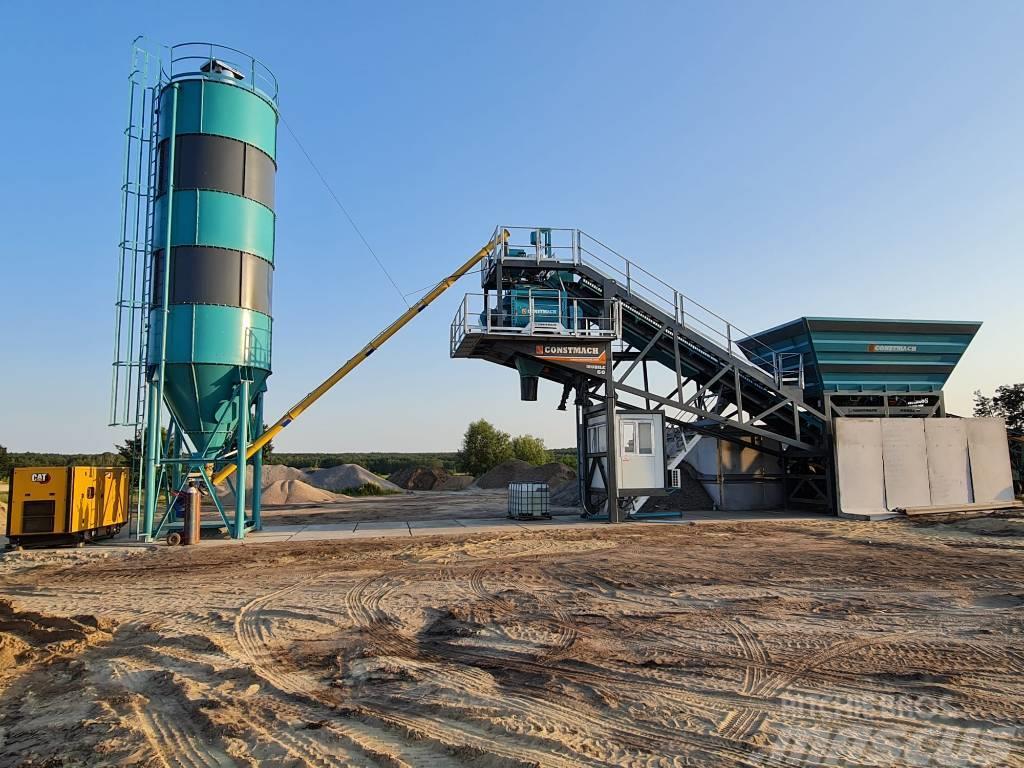 Constmach 60 M3/H Mobile Concrete Batching Plant Betoonitehased