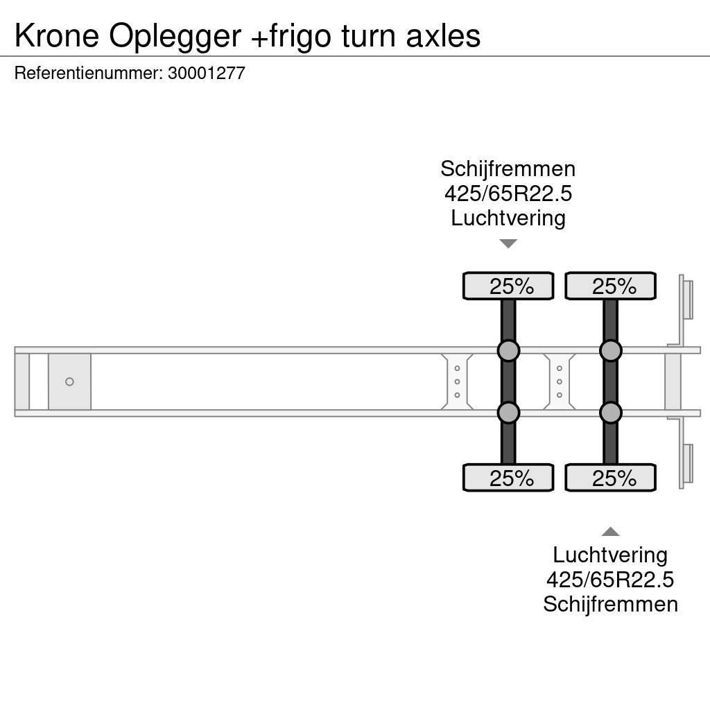 Krone Oplegger +frigo turn axles Külmikpoolhaagised