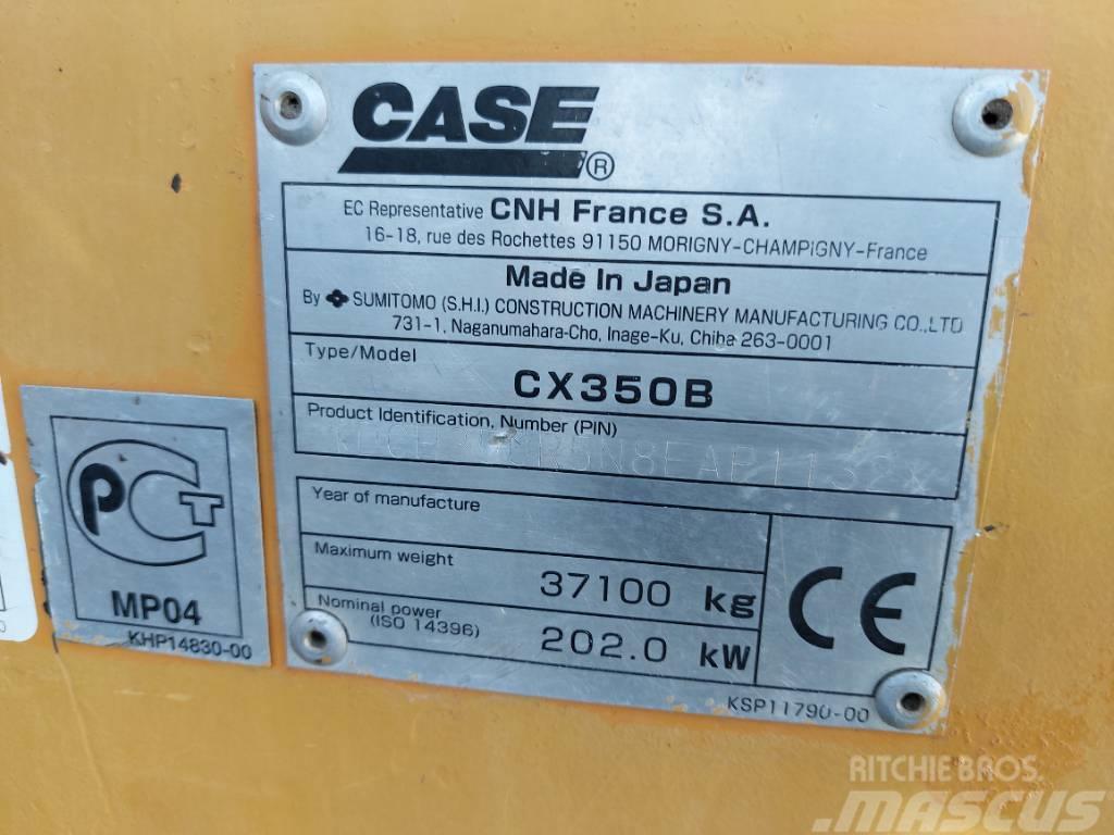 CASE CX 350 B Roomikekskavaatorid