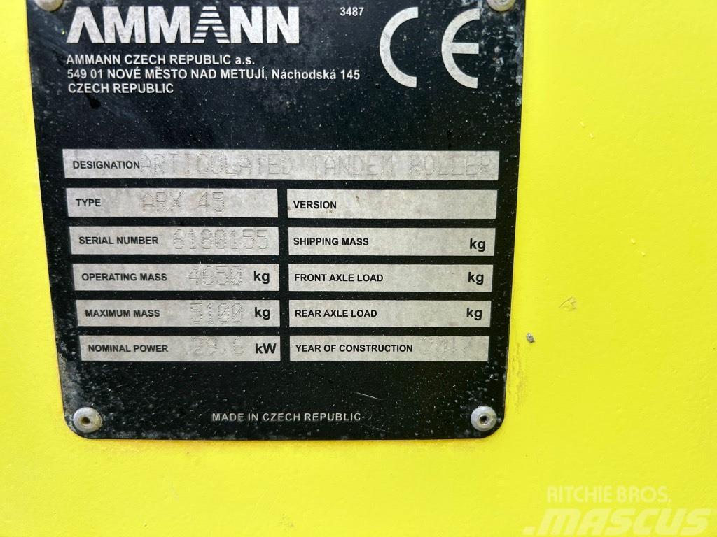 Ammann ARX45 ( 1400MM Wide Drum ) Pinnasetihendajad