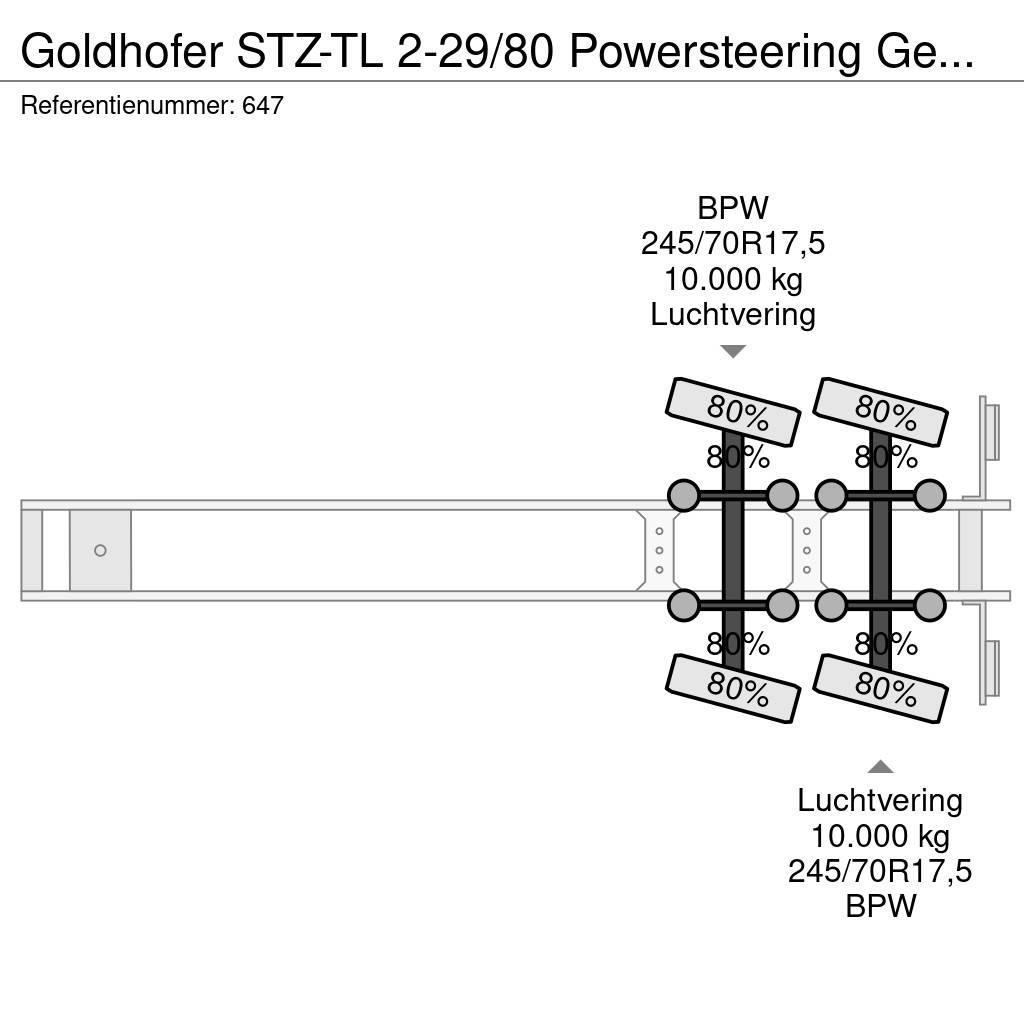Goldhofer STZ-TL 2-29/80 Powersteering German Trailer! Raskeveo poolhaagised
